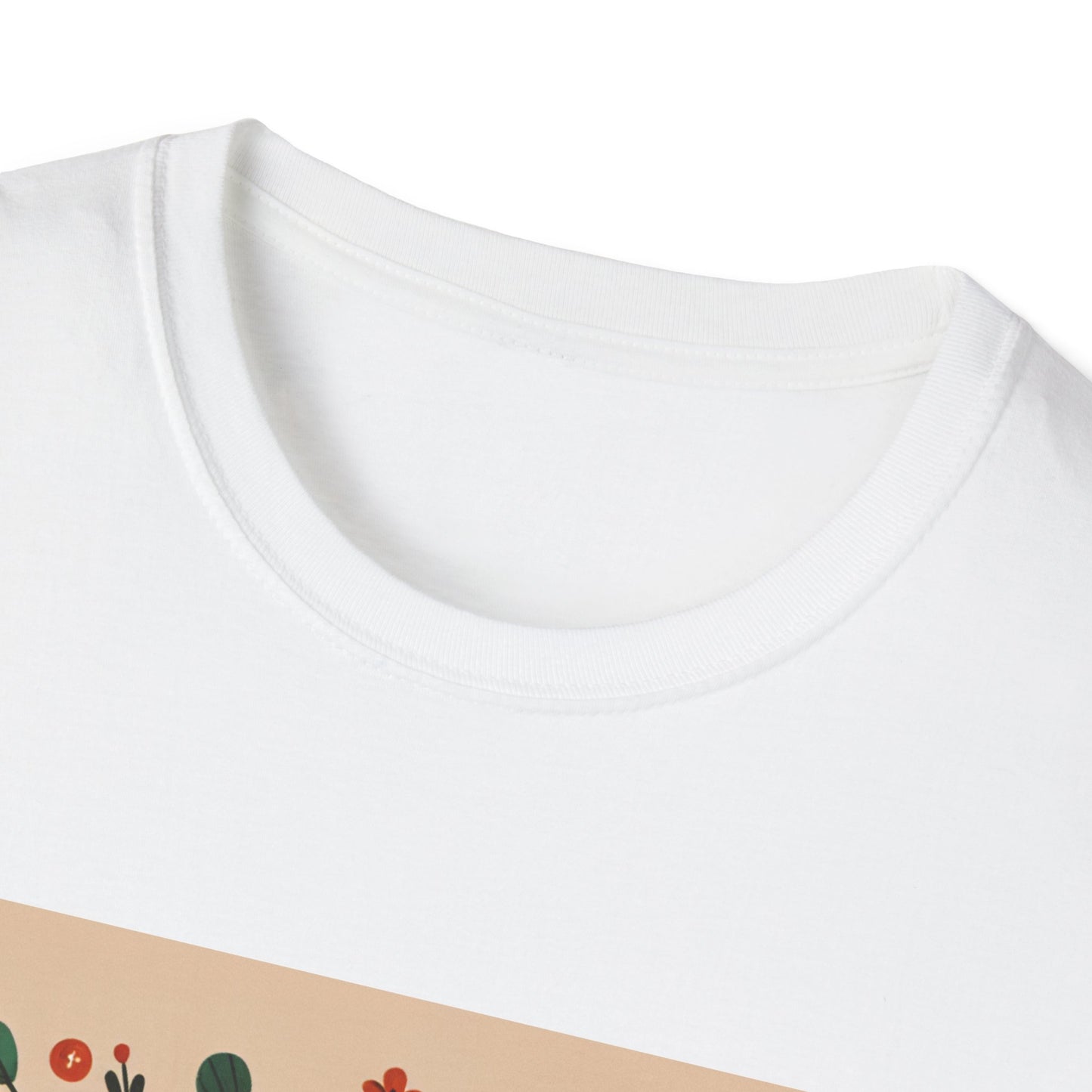 Adorable Floral Fox Oversized Tee Shirt