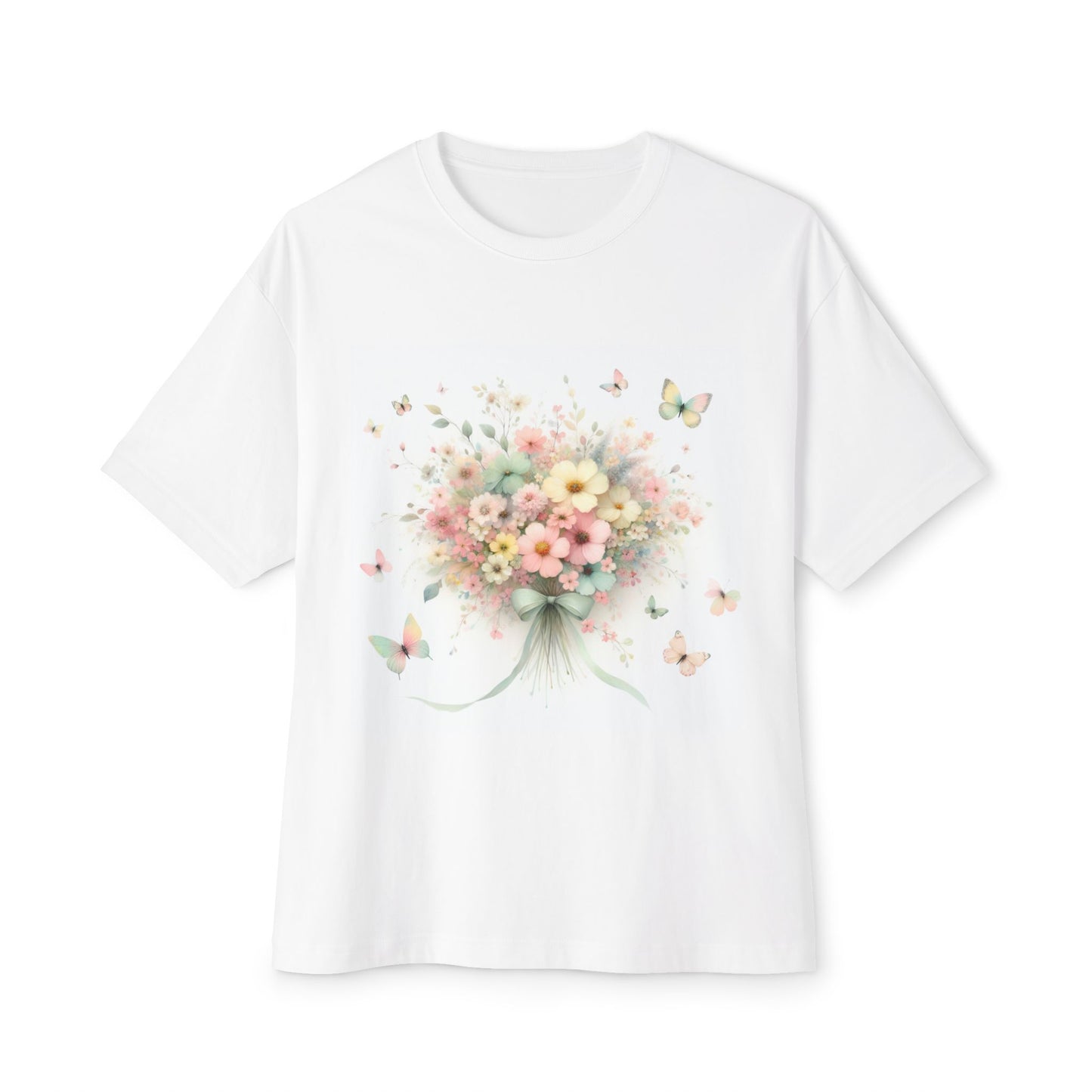 Floral Watercolor Boxy Tee