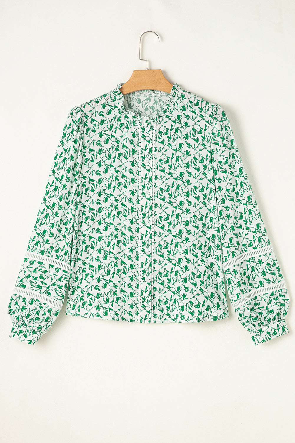Melanie Lace Floral Puff Sleeve Top-6