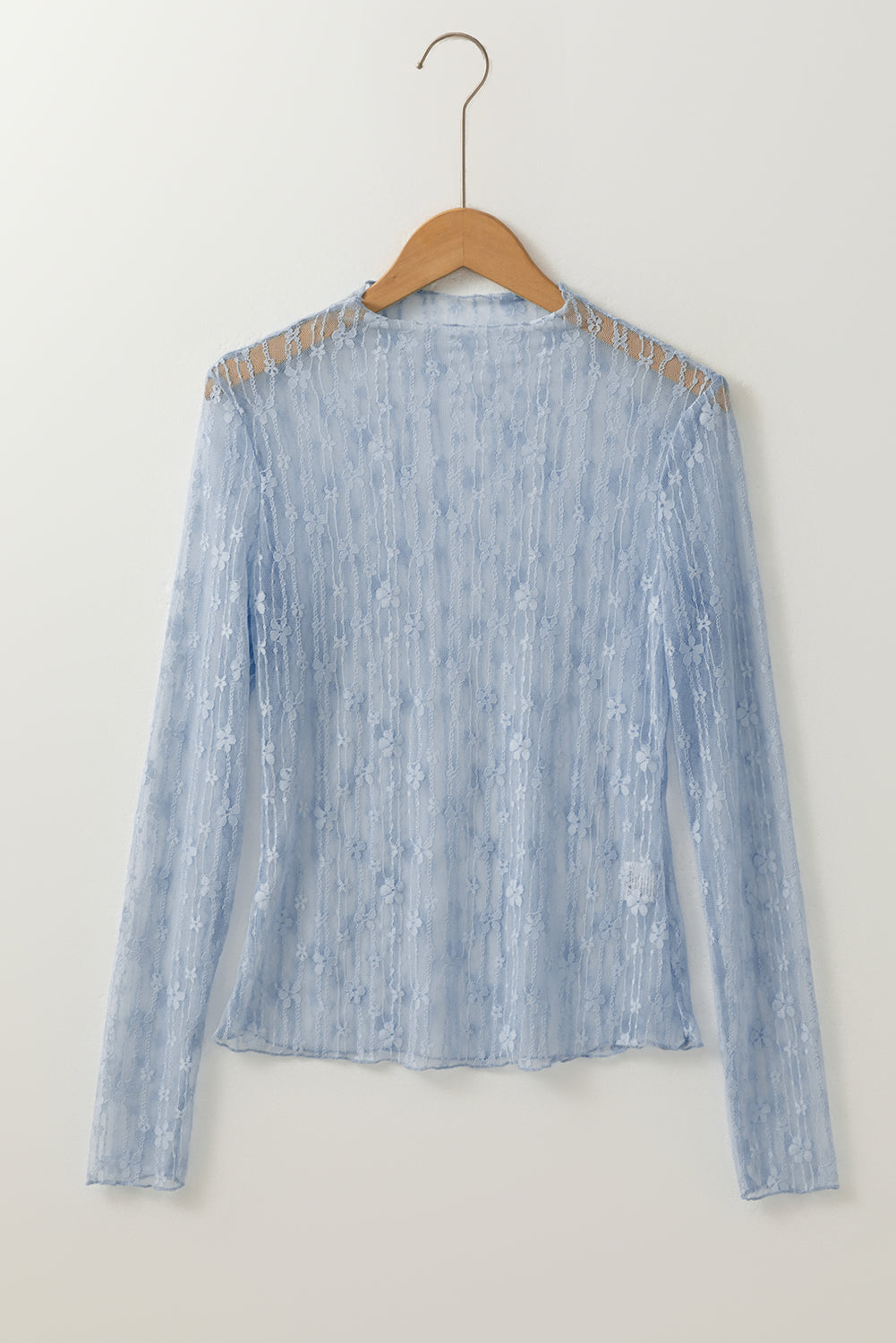 Adalynn Sheer Floral Lace Long Sleeve Top-6