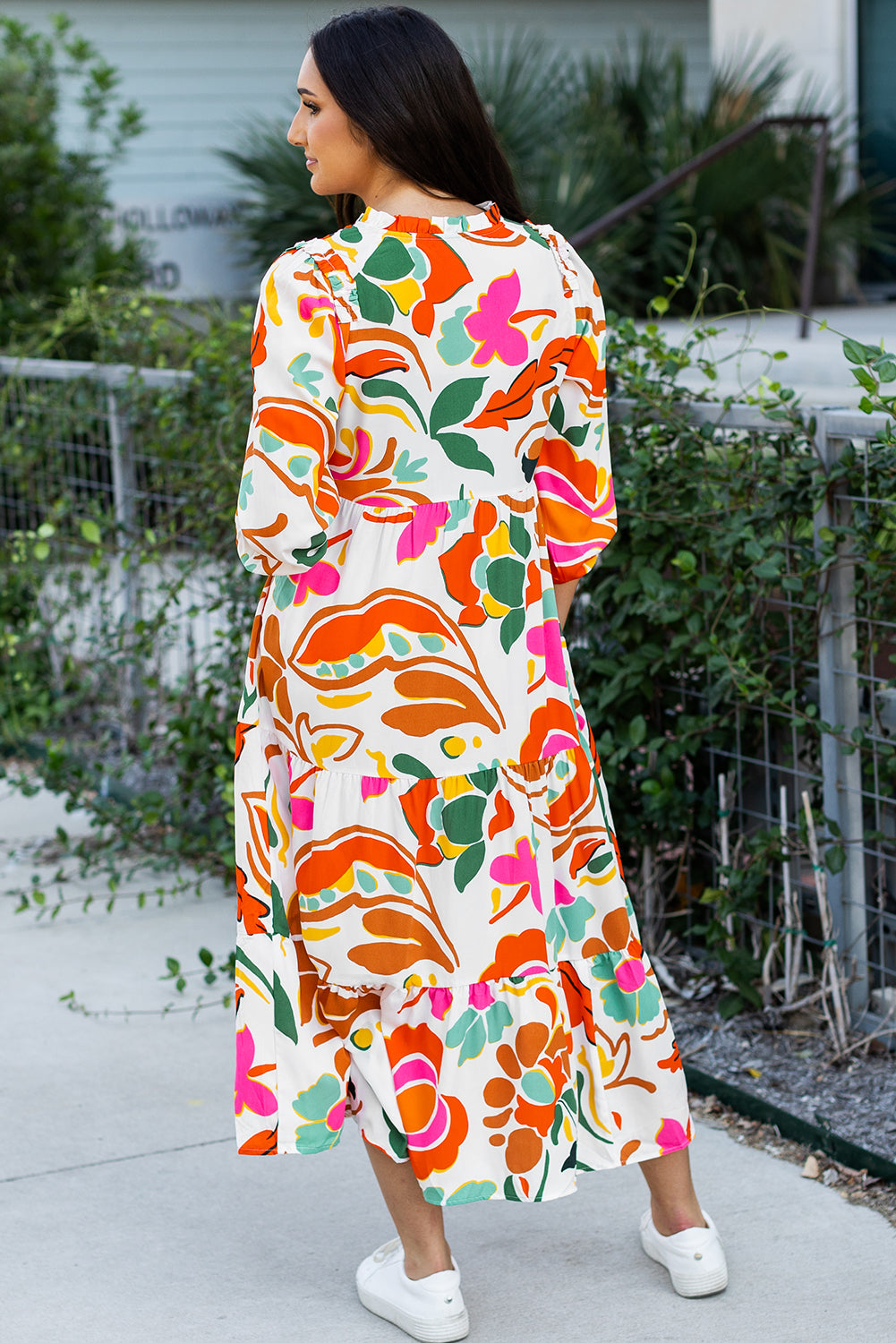 Alanna Floral Tiered Maxi Dress-1