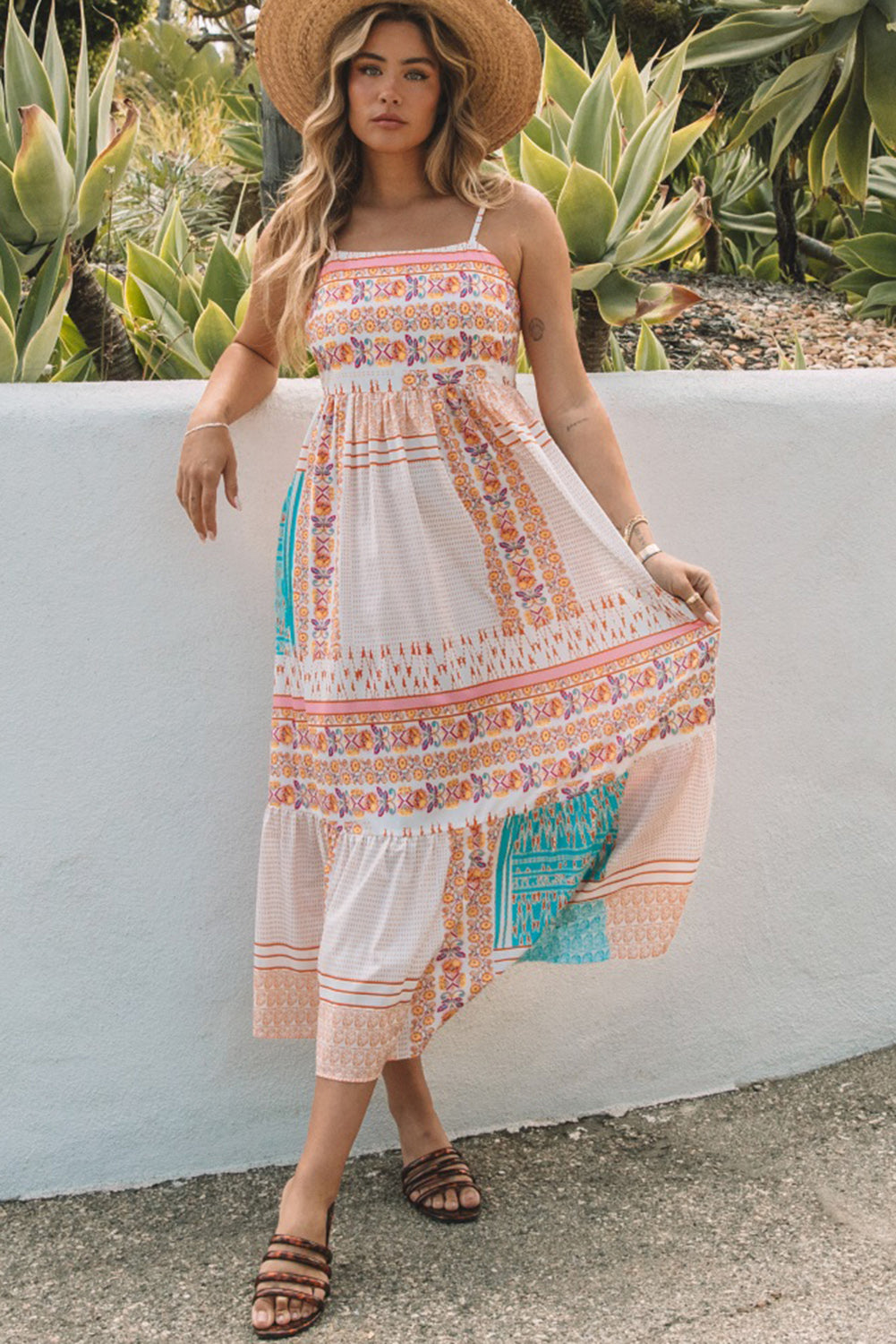 Mckinley Boho Patchwork Sundress-3