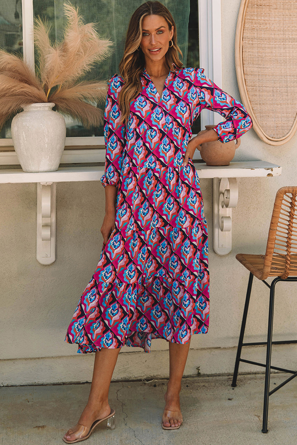 Lorelei Long Sleeve High Waist Dress-3