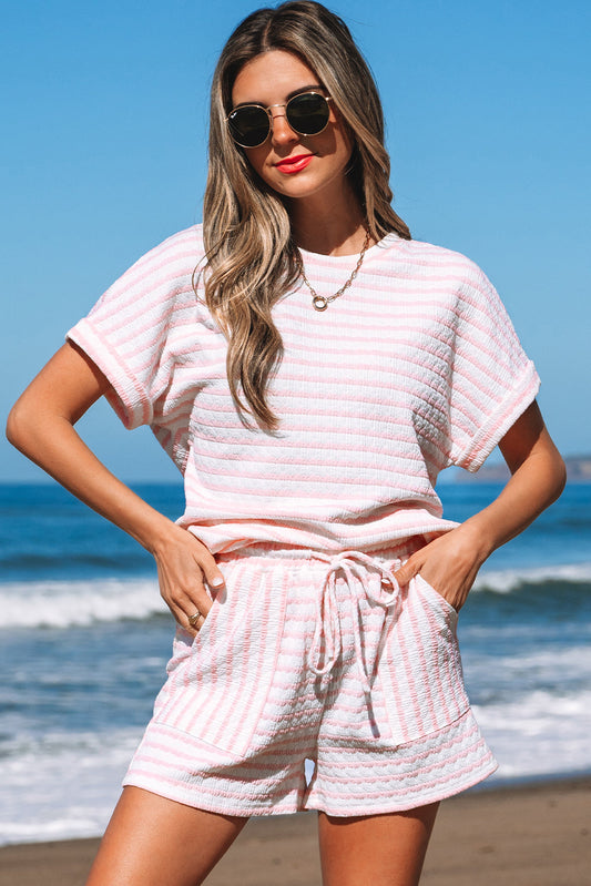 Milana Stripe Knitted Set-0