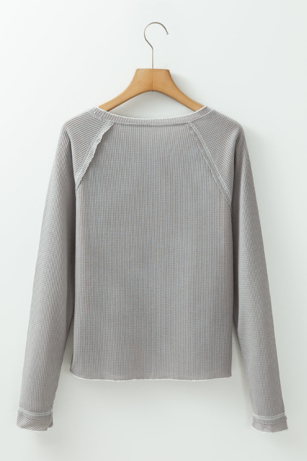 Daisy Textured Round Neck Long Sleeve Top-4