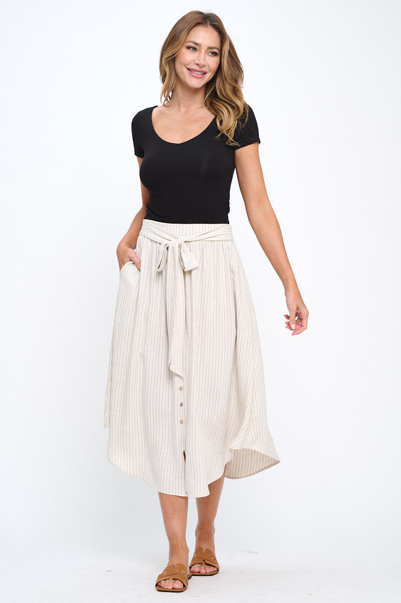 Modal Solid Scoop neck Short Sleeve Top-4